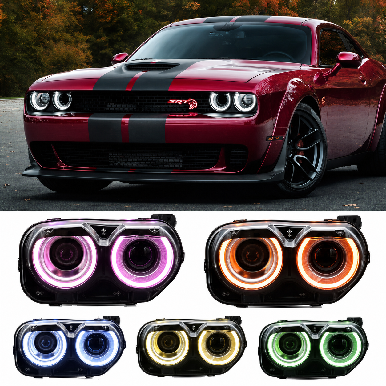 RGB Headlights Challenger