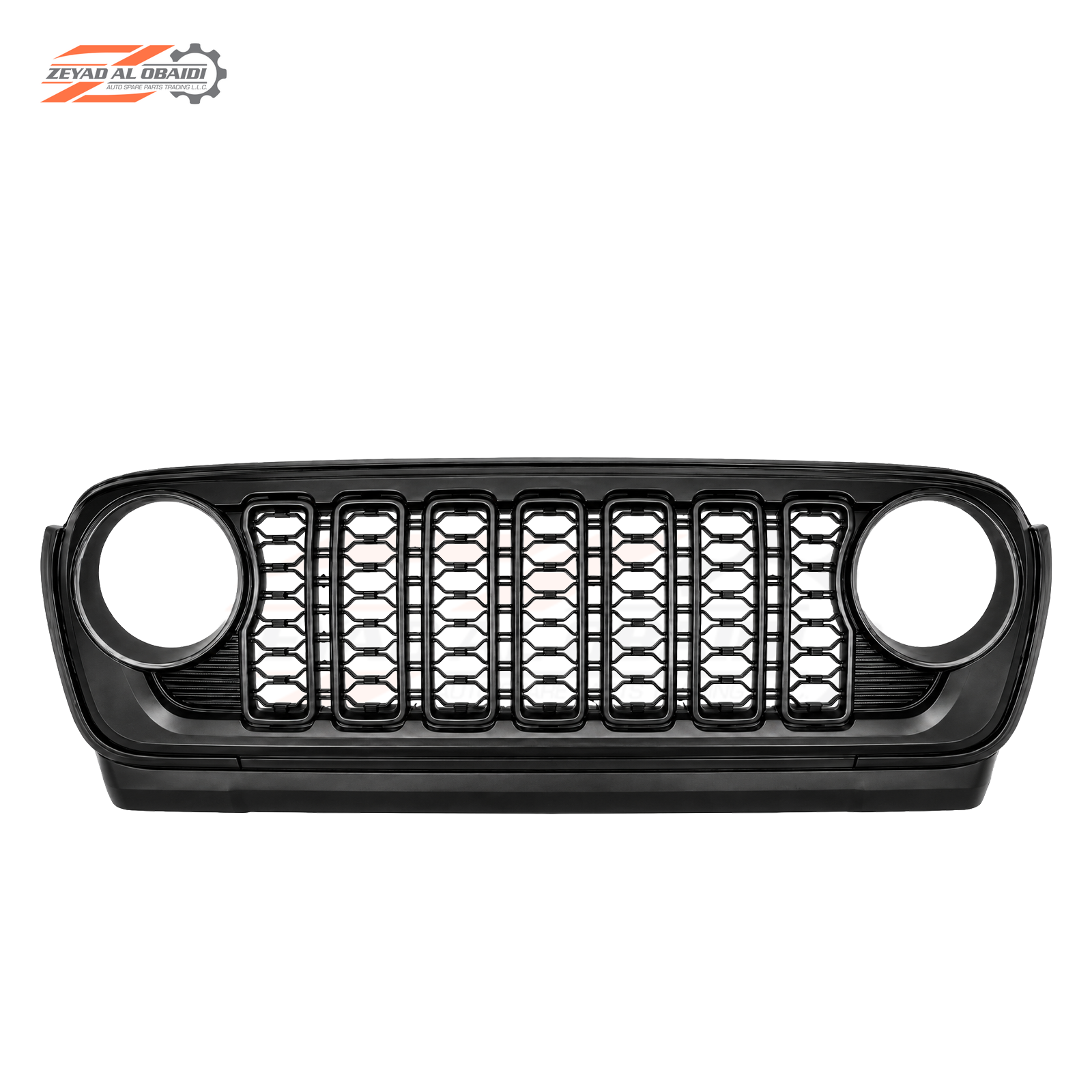Aftermarket Front Grille 2024 Style for Jeep Wrangler JL / Gladiator JT 2018–2026