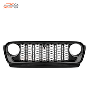 Aftermarket Front Grille 2024 Style for Jeep Wrangler JL / Gladiator JT 2018–2026