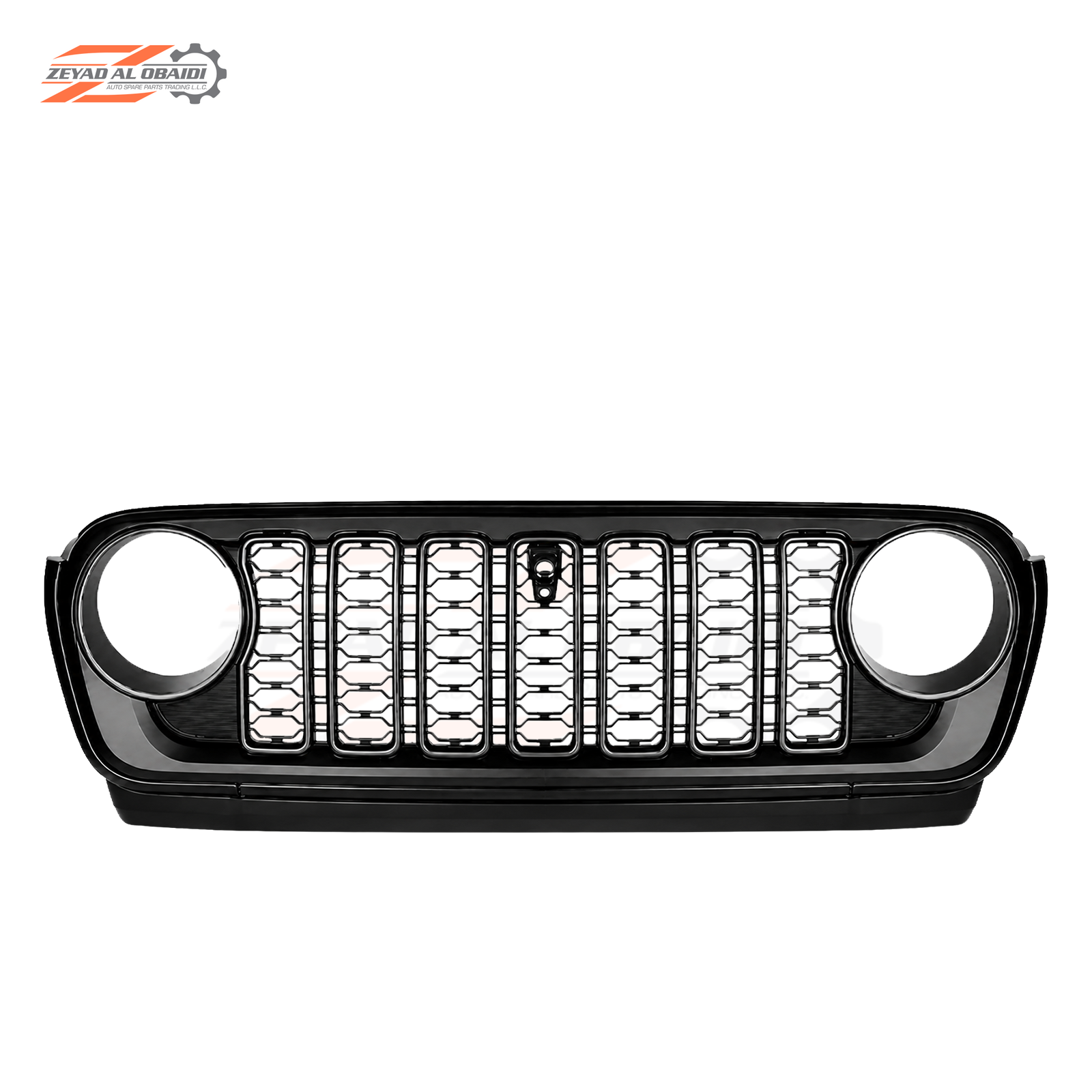 Aftermarket Front Grille 2024 Style for Jeep Wrangler JL / Gladiator JT 2018–2026