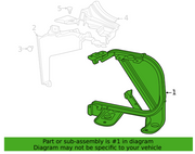 Radiator Support Left Corvette C8