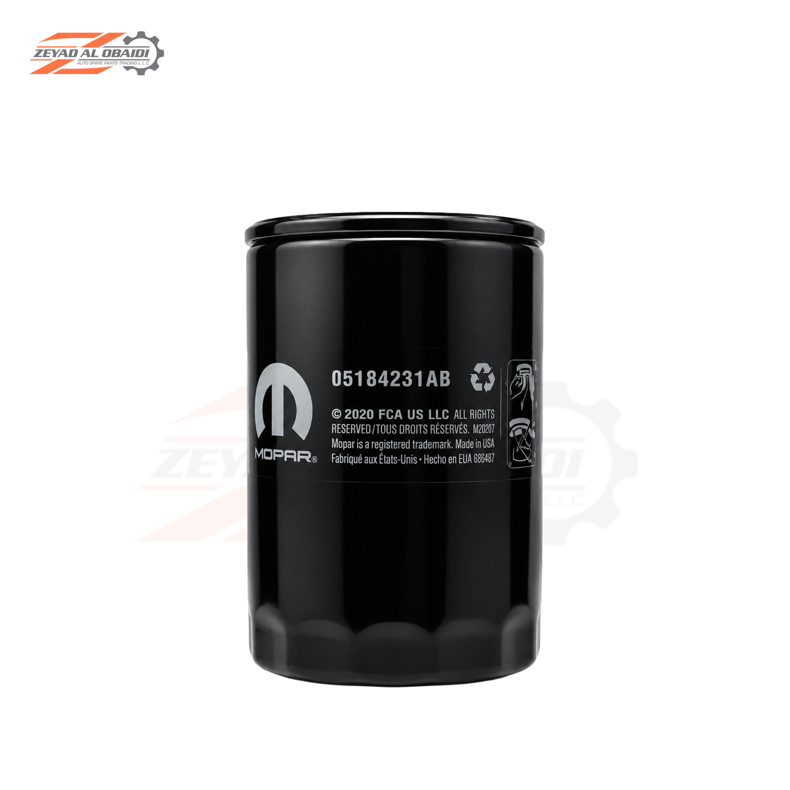 Genuine Mopar Engine Oil Filter 3.7L V6