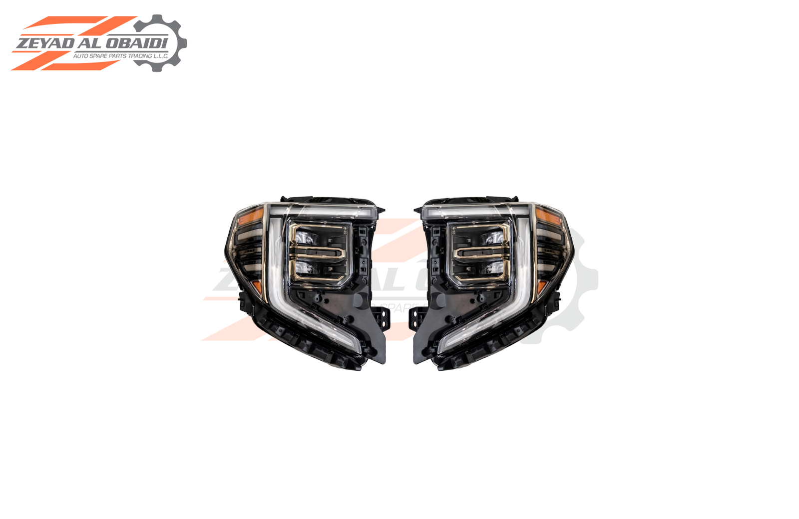 Aftermarket Chrome-Accent LED Headlight for GMC Sierra 2022–2025