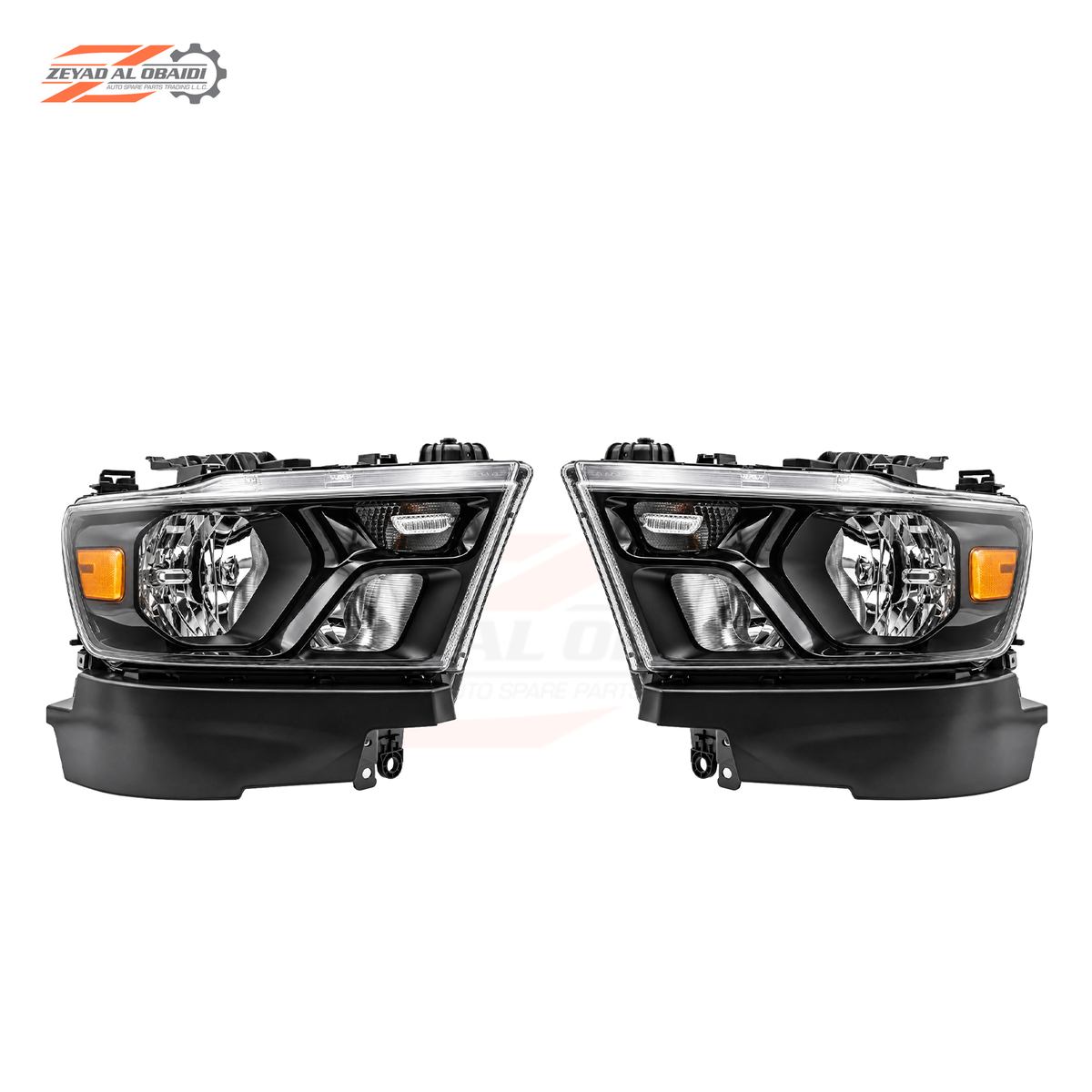 Aftermarket Headlights Assembly Normal for RAM 1500 2019–2024