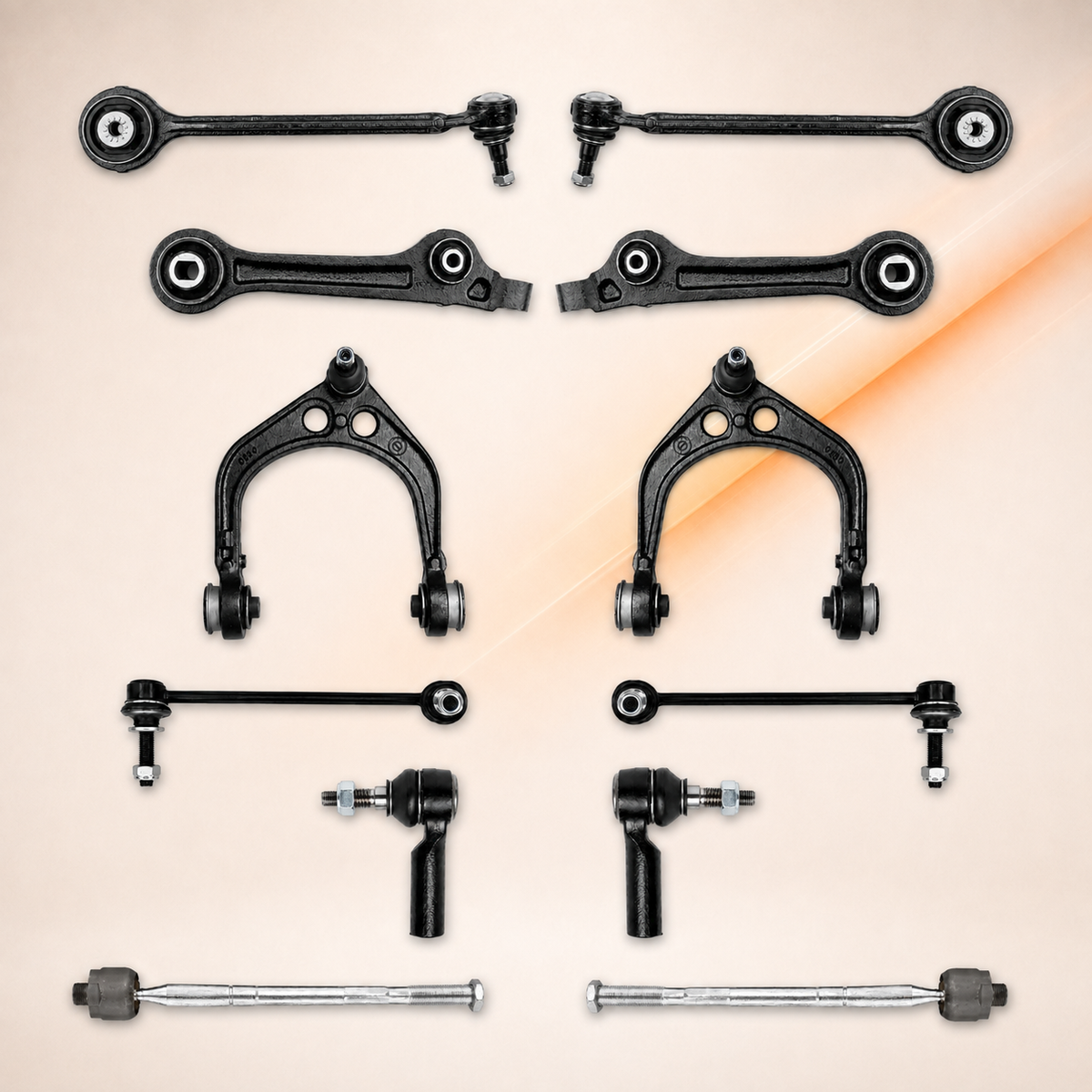 Front Suspension & Steering Service Kit for Charger, Challenger & Chrysler 300 2015–2024 – Aftermarket