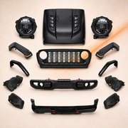 Transform Kit To Wrangler Rubicon 2024 Aftermarket  With Headlight