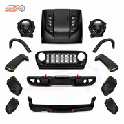 Transform Kit To Wrangler Rubicon 2024 Aftermarket  With Headlight