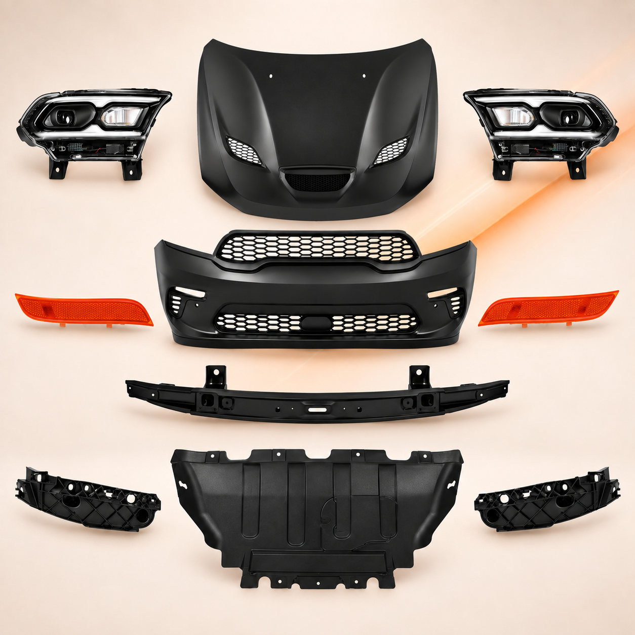 Dodge Durango SRT-Style Front Conversion Kit 2021–2025 – Aftermarket