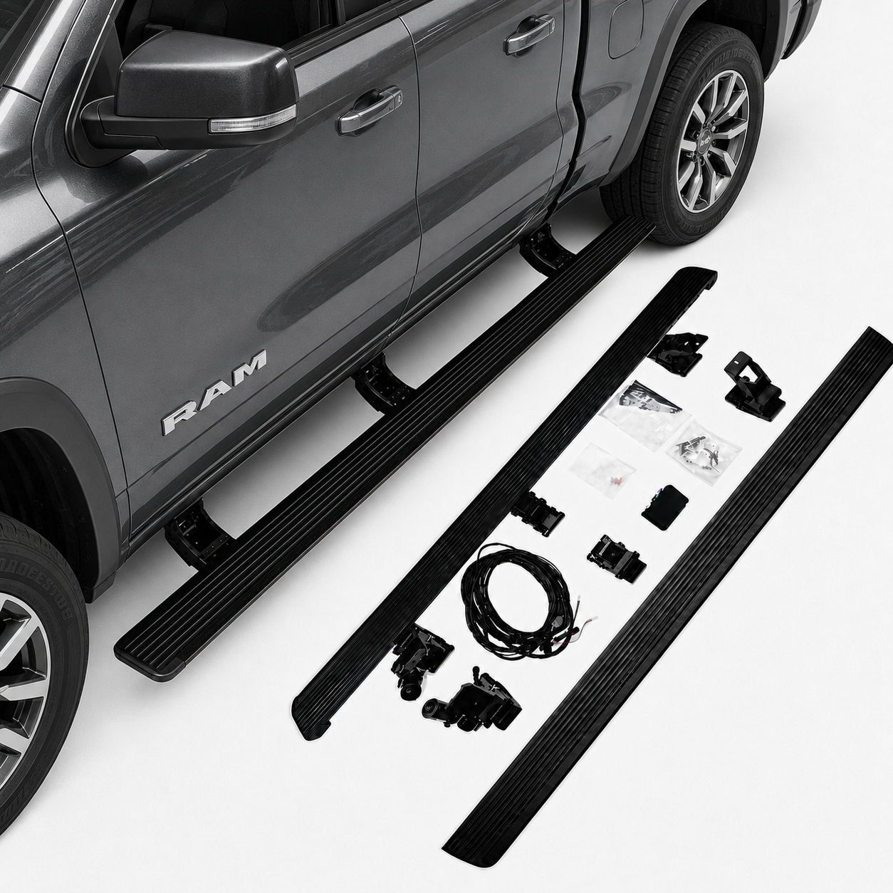 Electric Side Step Set RAM 1500 2019-2024 Aftermarket