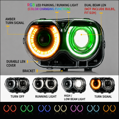 RGB Headlights Challenger