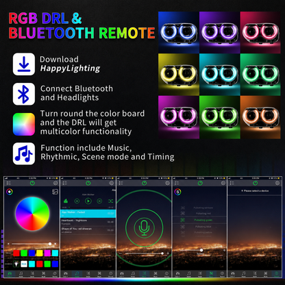 RGB Headlights Challenger