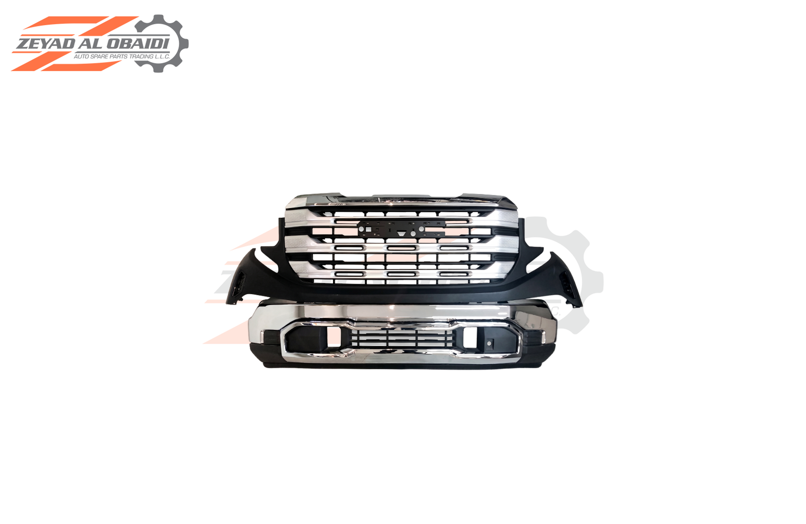 Aftermarket AT4/SLE Front Grille and Bumper Kit for GMC Sierra 2022–2025