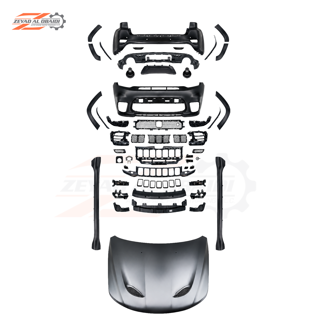 Aftermarket SRT Body Kit for Jeep Grand Cherokee 2014–2021