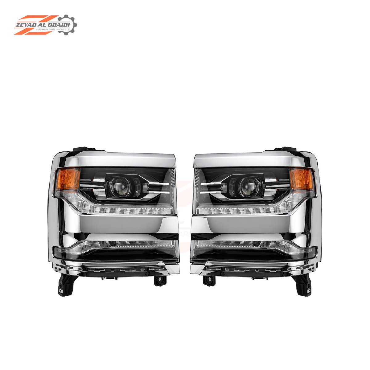 Aftermarket Bi-LED Headlight Assembly for Chevrolet Silverado 2016–2018
