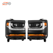 Aftermarket Bi-LED Headlight Assembly for Chevrolet Silverado 2016–2018