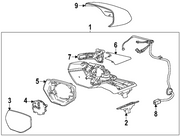 Genuine OEM Mirror Left for Chevrolet Corvette C8 2020–2026
