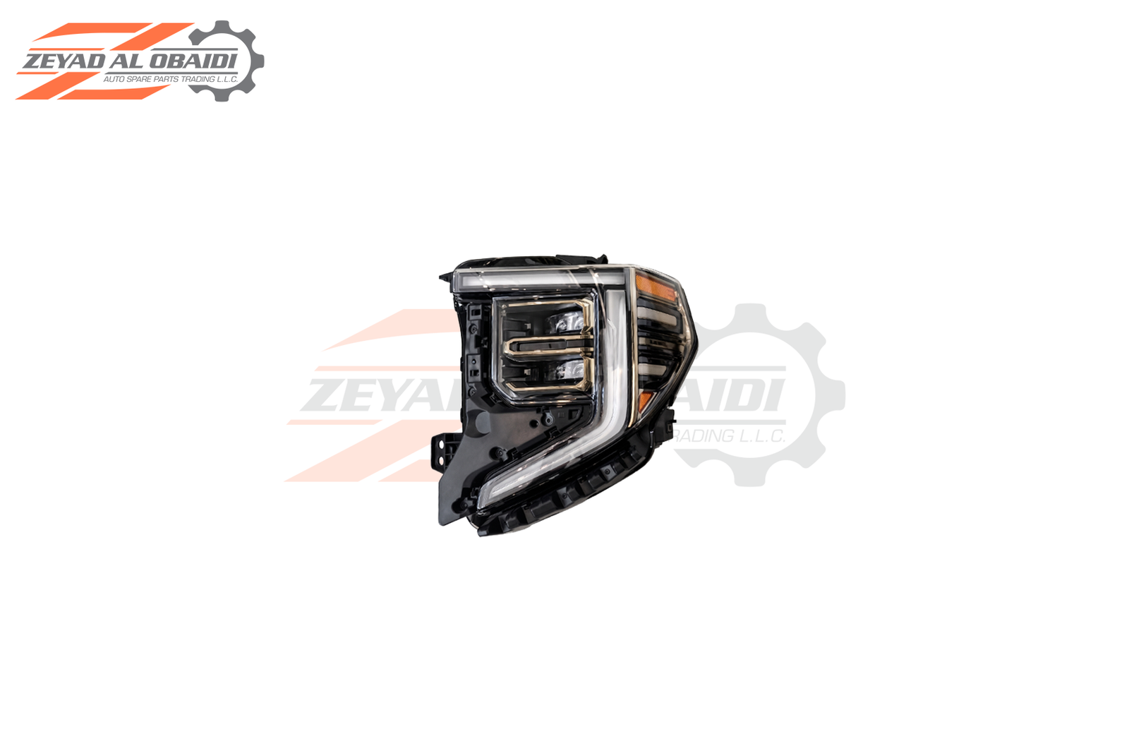 Aftermarket Chrome-Accent LED Headlight for GMC Sierra 2022–2025