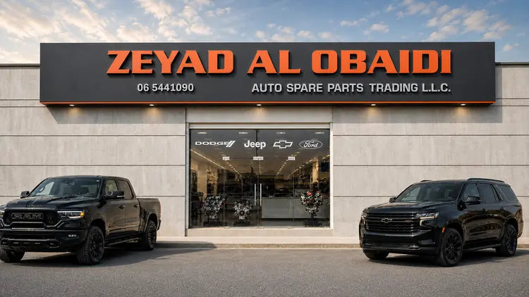 ZO Auto Parts storefront for American car parts in Sharjah